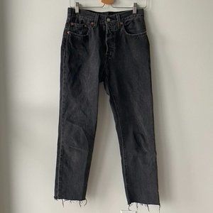 Levi's 501 Faded Black Jeans